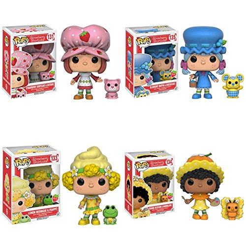 Funko Pop Strawberry Shortcake Vinyl Figures Set Of 4 Strawberry Orange Lemon Blueberry Walmart Com