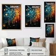 thumbnail image 4 of Designart "Collage Of Astral Kaleidoscope I" Astrology Picture Framed Canvas Wall Art, 4 of 5