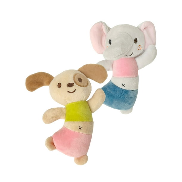 Set De Sonajas Bebé Dara Baby Felpa Extra Suave Juguete Animalitos