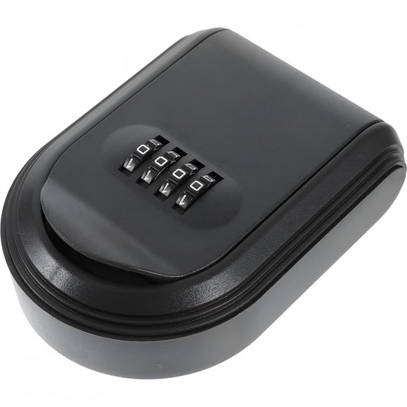 LAMIRO Key Box Password Lock Door Wall Mounted Safe (Black) 1pc Hidden Outdoor Keys Holder for outside