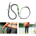 thumbnail image 4 of Mighty Paw Hands Free Dog Leash, Premium Running Dog Leash, Lightweight Reflective Bungee Dog Leash (Grey/Lime - 36 inch Bungee), 4 of 8
