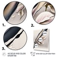 thumbnail image 3 of Designart Beige Orchid Flowers Hyperrealistic I Canvas Wall Art, 3 of 5