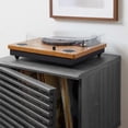thumbnail image 7 of Modway Render Wood & Vinyl Record Display Stand with Hinged Door in Charcoal, 7 of 7