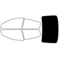 thumbnail image 2 of Rvinyl Window Tint Kit Compatible with Scion iA 2016-2016 - Rear Windshield Precut Kit - 5%, 2 of 8