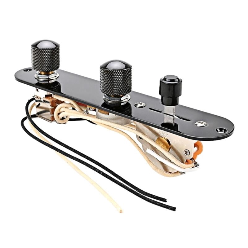 CEORPER 3 Way Prewired Control Plate Wiring Harness Knobs for Guitar Replacement Parts