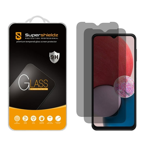 (2 Pack) Supershieldz (Privacy) Anti Spy Screen Protector Designed for Samsung Galaxy A14 5G, Tempered Glass, Anti Scratch, Bubble Free