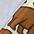 thumbnail image 5 of Manta polar BE05 con estampado de oso, 5 of 5