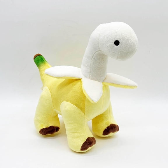 Banana Dino Plush, 11" Bananasaurus Plush Toy, Yellow Dinosaur Stuffed Animal with Soft Creative Design, Cute Gift for Birthdays, Christmas and Friends