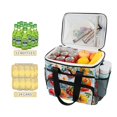 thumbnail image 2 of FORMRS Insulated Cooler Bag 24 Cans Capacity Soft Leakproof Lunch Box with Side Pockets, Watercolor Tomatoes, 2 of 7