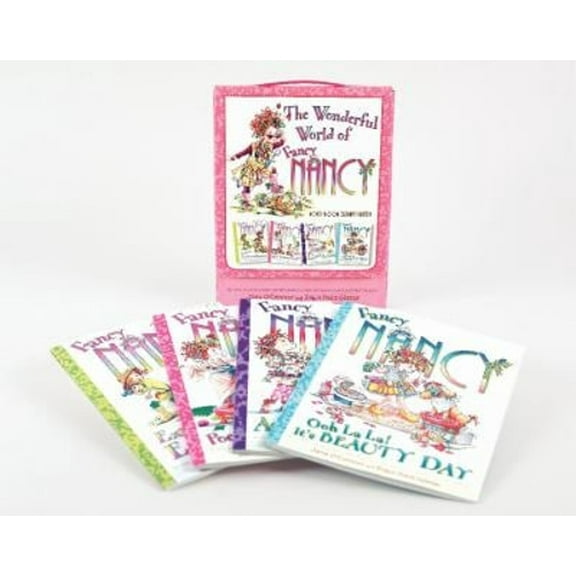 Pre-Owned Fancy Nancy: The Wonderful World of Fancy Nancy: 4 Books in 1 Box Set! (Paperback) 0062210602 9780062210609