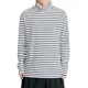 thumbnail image 1 of Playera Larga Delgada Hombre Caballero Cuello Tortuga Camisa, 1 of 8