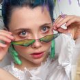thumbnail image 1 of OUNONA Gafas Sin Marco Color Para Fiestas Y Accesorio Decorativo, 1 of 8