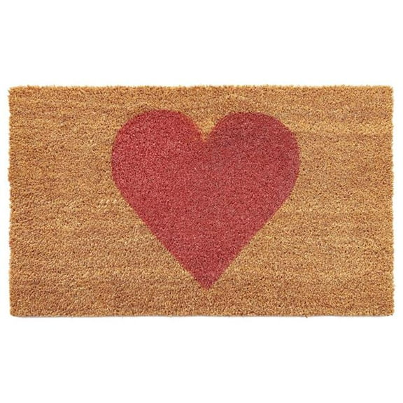 Calloway Mills 106742034 Pink Heart Doormat, 20 x 34 in.