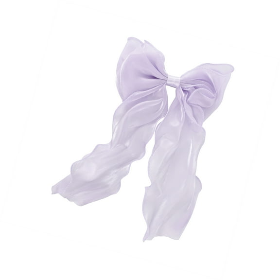 Vocoste Fashion Cute Bow Hair Pins Hairdo Pins for Women 10.24"x6.69"x0.79" Purple 1 Pc