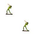 thumbnail image 2 of QualitChoice Exquisite Frog Decoration For Stylish Home Accents Unique Style Home Decoration Baseball Frog 2Set, 2 of 6