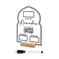 thumbnail image 1 of Liquidation Maintenant! Tableau de Calendrier Ramadan Réutilisable en Acrylique Ornements de Table Cadeaux barak H8 I2W2, 1 of 1