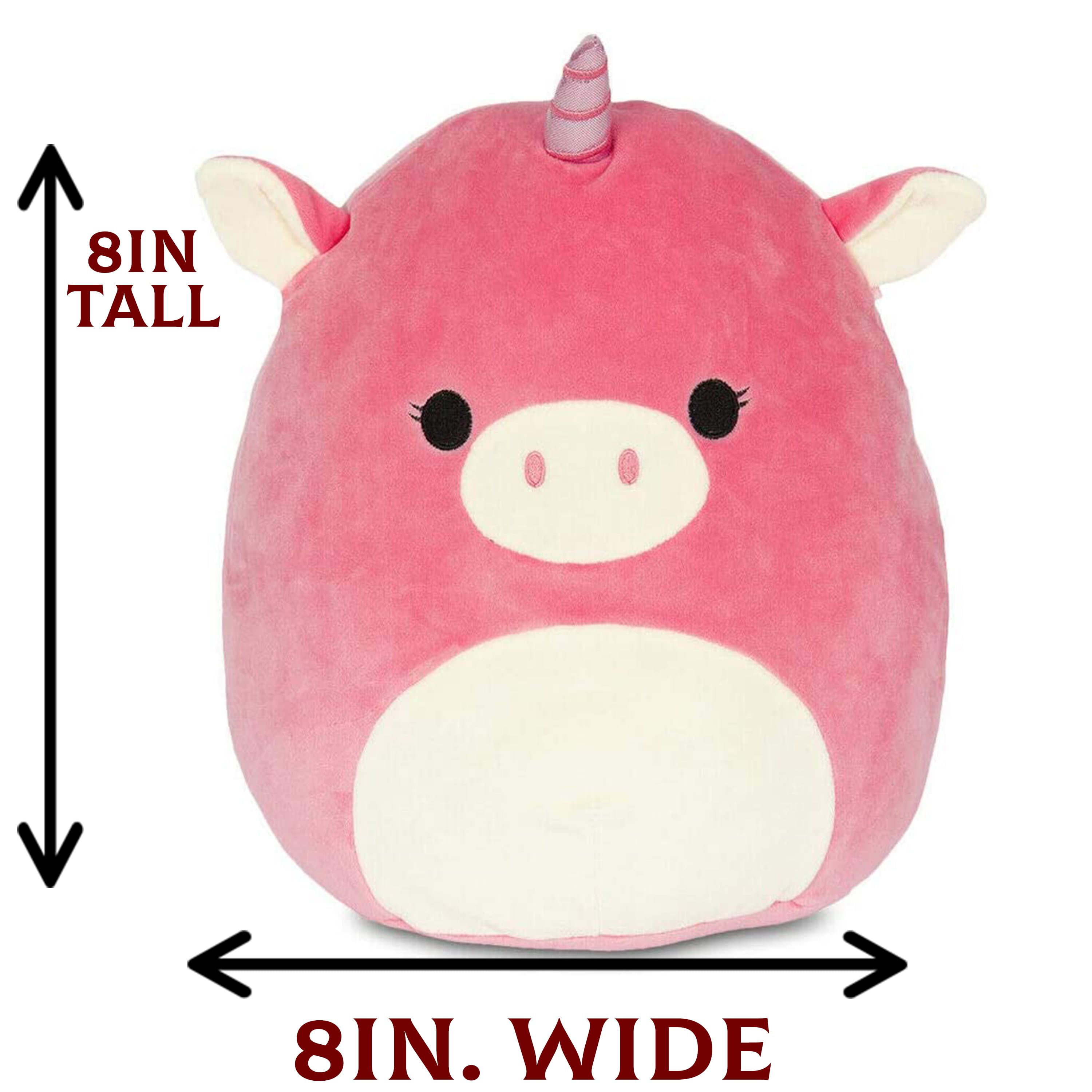 Squishmallows•Zoe•Pink Unicorn 3.5 Clip-on•Soft Plush• By Kellytoy• NEW With Tag