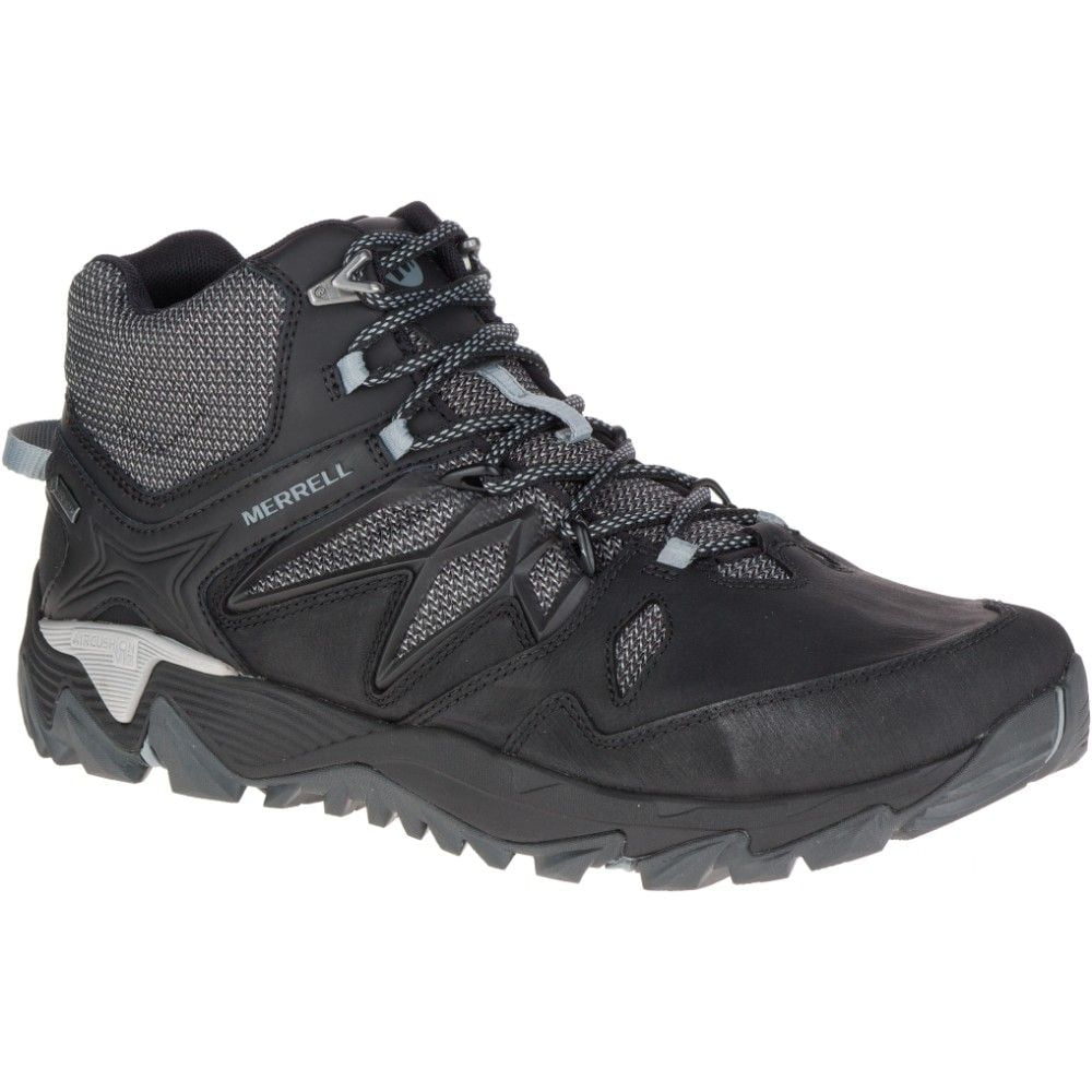 Merrell Men s All Out Blaze 2 Mid Waterproof Hiking Shoes Black 10.5 Walmart