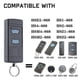 thumbnail image 5 of 2 Pack Garage Door Remote Handheld Transmitter Replacement for HSE2-868 HS4-868 HSM4-868 Promatic, 5 of 5