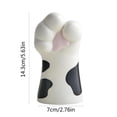 thumbnail image 3 of Cat Paw Resin Vase 5.63x2.76 Inch, Cute Shaped Mini Flower Vase for Living Room, Tabletop Decor for Office Shelf, 3 of 6