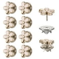 thumbnail image 1 of 10 Conjuntos de Botones de Broche, Botones de 11.5 mm Sin Coser, Pines Desmontables para Ropa, Cintura, Abrigo (Negro), 1 of 7