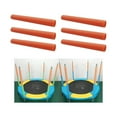 thumbnail image 2 of 6x Trampoline Foam Sleeves Lightweight for Children Jumping casing Padding Bed Tube 40cm Orange, 2 of 8