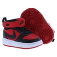 thumbnail image 4 of Nike Court Borough Mid 2 Leather Infant/Toddler Shoes Size 10, Color: University Red/Black/White, 4 of 5