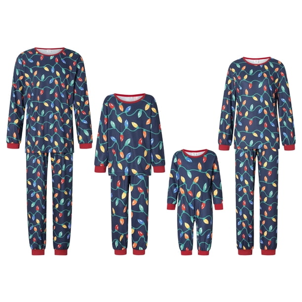 Pijamas navideños Fiomva, conjuntos familiares a juego, ropa de dormir con ciervos navideños para hombres, mujeres, niños y bebés, fiestas navideñas