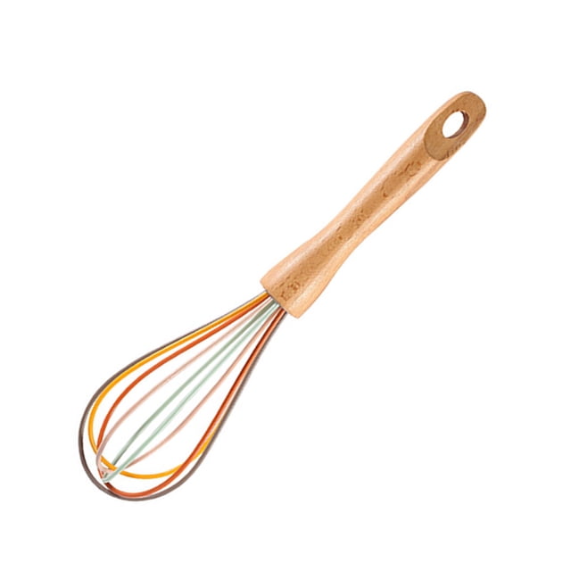Matsuzay Batidor de silicona batidor de huevos Manual mango de batidora de crema de de mano herramienta de cocina para hornear Type10 NO10 Matsuzay HA003330-02