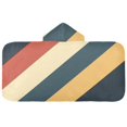 thumbnail image 5 of Yayeee Kids Hooded Towels Toddler Soft Absorbent Beach Bathing Wrap 50" x 23.5", Beige Stripes, 5 of 5