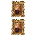 thumbnail image 1 of GROWTH TANK 2pcs Retro Picture Frame Vintage Iris Flower Photo Holder Rectangle Frames, 1 of 9