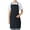 Black Checks, variant on Yesbay Striped Plaid Long Man Women Waist Apron with Pocket Catering Chef Waiter Bar-Red Pepper