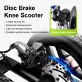 thumbnail image 4 of Scooter médico BlessReach Deluxe todo terreno con apoyo para rodilla, 4 of 7