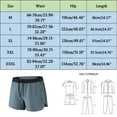 thumbnail image 3 of PEASKJP Mens Shorts Quick Dry Bathing Suits with Pocket,Navy XXXL, 3 of 4