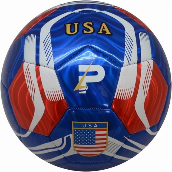 Country Training Soccer Ball: World Edition (USA - BLUE, 2)