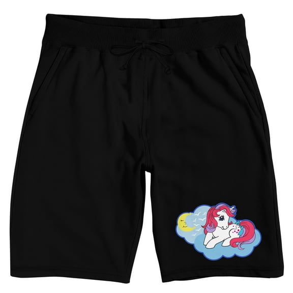 My Little Pony I'm So Fly Men's Black Lounge Shorts-Medium