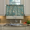 thumbnail image 5 of Nature's Birds in Bloom 27"x24" Linen Look Cafe Curtain Set with Privacy and UV Protection, 5 of 8