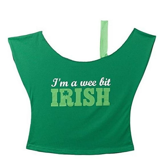 Amscan St. Patricks Day Im A Wee Bit Irish T-Shirt Green Size O/S 310023