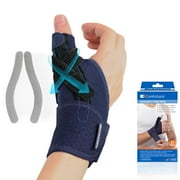 Comforband Adjustable Thumb Brace with Strap  CMC MCP Joint Thumb Spica Splint for Pain Relief, Arthritis, Tendonitis, De Quervains Tendosynovitis, Sprains, Skier's Thumb, Trigger Thumb Immobi