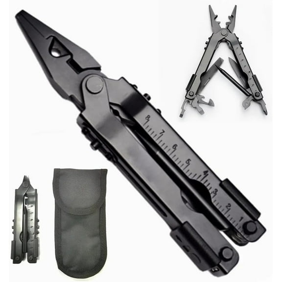 13 in 1 Portable Multifunction Tool Pliers Screwdrivers ire Stripper Folding Plier Pocket Cutter EDC Combination Tools for Outdoor Camping Fishing