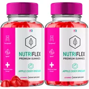 Nutriflex Premium ACV Gummies Weight Management Supplement (2 Pack)
