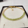 thumbnail image 2 of Charms And Spells Peridot Minimalist Bracelet - Natural Stone Dainty Jewelry for Women, Healing Crystal Gifts, 2 of 6