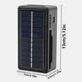 thumbnail image 2 of Travel Friendly 18650 Solar Charging Type C Port with Double Slots for Outdoor Multifunctional Charging, 2 of 8