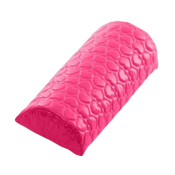 Zhuge Almohada suave para decoración de uñas, soporte para manos, cojín para reposabrazos, soporte para equipo de manicura, soporte para manos para salón de manicura, rosa