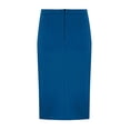 thumbnail image 5 of Gbsyewxs Skirts For Women Midi High Waist Solid Color Pencil Skirt Zipper Slim Business Women'S Skirts Blue, 5 of 7