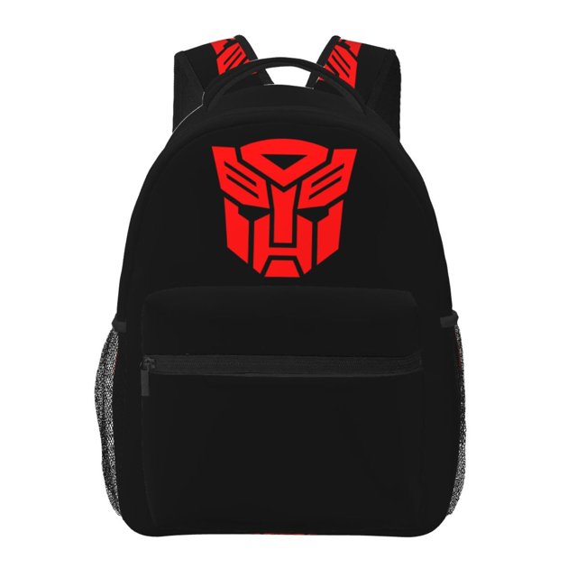 Mochila Transformers para portátil, grande, informal, para hombre y mujer, con correas de hombro ajustables, ideal para viajes, negocios y deportes.