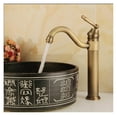 thumbnail image 2 of New Deck Bathroom Basin Sink Mixer Tap Polished Antique Bronze Basin Faucet Bathroom Faucet Sink Tap ,360° Swivel Spout, 2 of 7