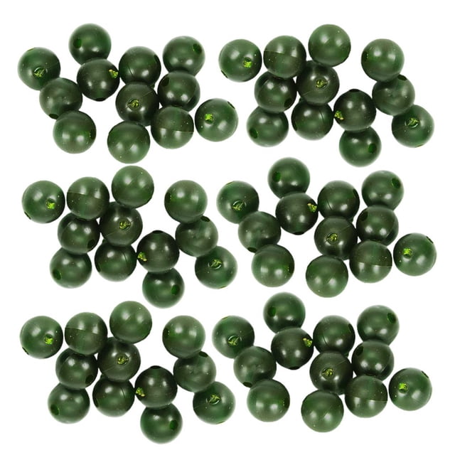 Soidarity 100 Uds 6mm/0,24 pulgadas cuentas de pesca de silicona anticolisión frijoles bolas de cebo de pesca para regalo de pesca al aire Pescar No.2 Soidarity OD010422-02