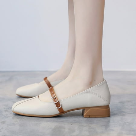 

Fashion Summer And Autumn Women Casual Shoes Solid Color Simple Style Comfortable Slip On