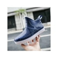 thumbnail image 4 of SIMANLAN Women's Garden Shoes Slip Resistant Waterproof Booties Lightweight Rain Boots Ladies Comfort Work Shoe Womens Wide-Calf Rainboot Blue 7, 4 of 5